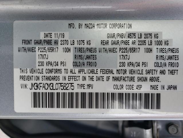 JM3KFACM3L0758275 Mazda Cx-5 Touring