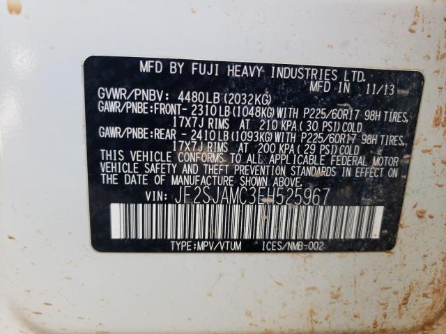 JF2SJAMC3EH525967 Subaru Forester 2.5i Touring
