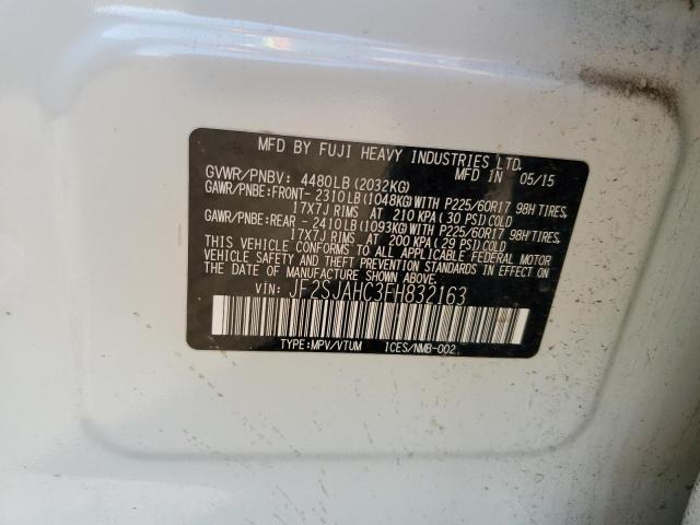 JF2SJAHC3FH832163 Subaru Forester 2.5i Limited