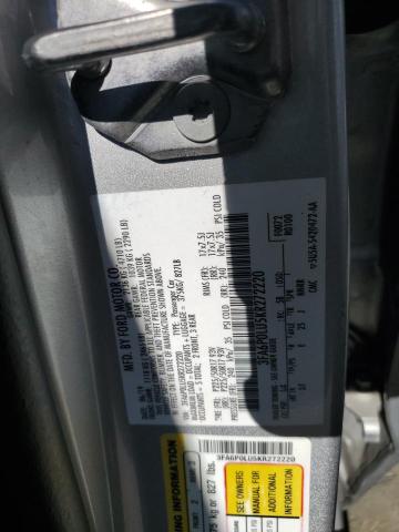 3FA6P0LU5KR272220 2019 FORD FUSION - Image 12