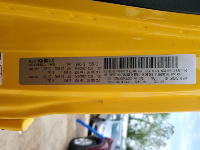 1C4HJXDG4JW317150 Jeep Wrangler Unlimited Sport
