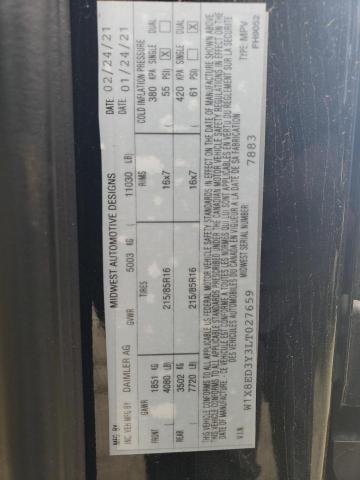 2020 MERCEDES-BENZ SPRINTER 3 W1X8ED3Y3LT027659