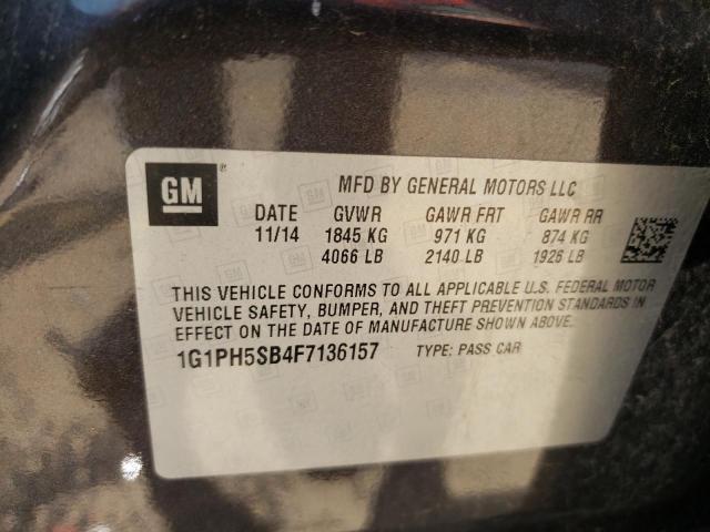 2015 CHEVROLET CRUZE ECO - 1G1PH5SB4F7136157