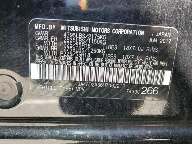 JA4AD2A36HZ062212 Mitsubishi Outlander Es
