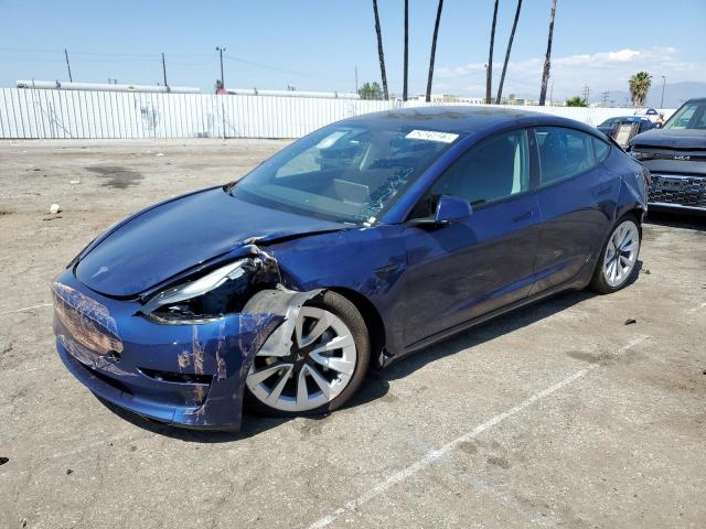 Tesla salvage cars for sale: 2022 Tesla Model 3