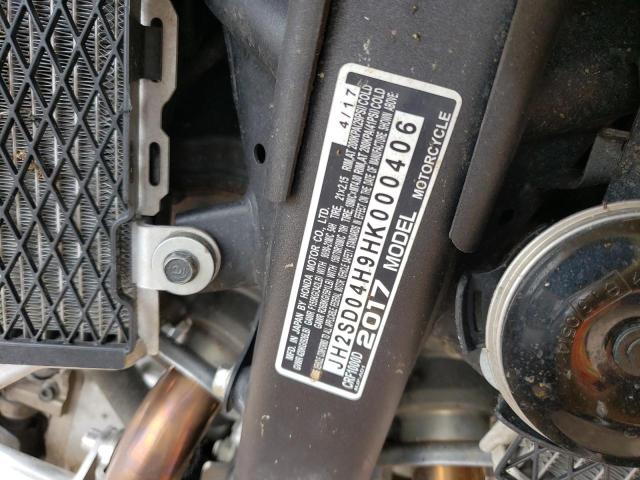 2017 HONDA CRF1000 JH2SD04H9HK000406