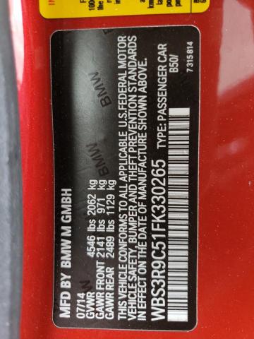 WBS3R9C51FK330265 BMW M4