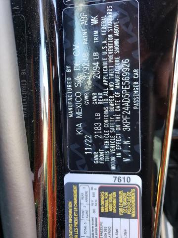 3KPF24AD5PE569926 KIA FORTE LX