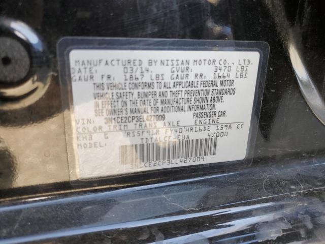 3N1CE2CP3EL427009 Nissan Versa Note S