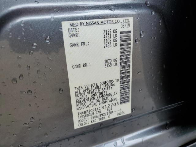 1N4BZ1CP1KC312705 Nissan Leaf S Plus