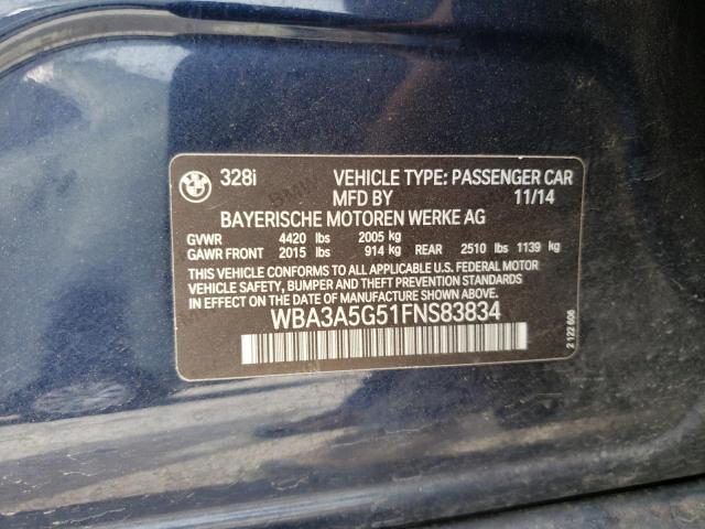 WBA3A5G51FNS83834 BMW 328 I
