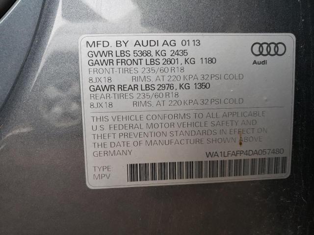 VIN WA1LFAFP4DA057480 2013 Audi Q5, Premium Plus no.13