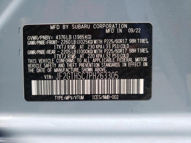 JF2GTHSC7PH263305 Subaru Crosstrek Sport