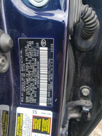 4T1K61AK2MU426599 Toyota CAMRY XSE