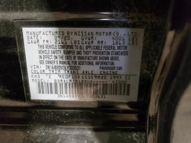 3N1AB8DV3LY303631 Nissan SENTRA SR