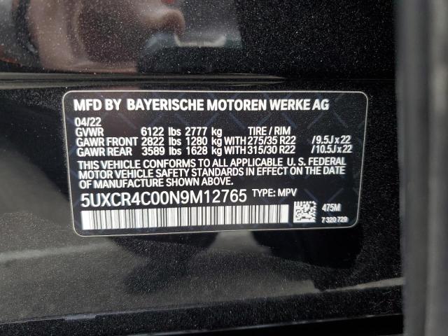 5UXCR4C00N9M12765 BMW X5 Sdrive 40i