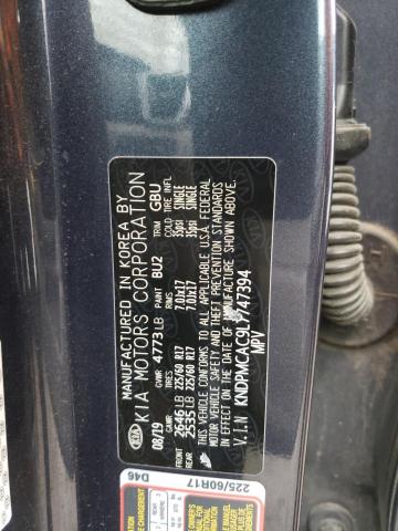 KNDPMCAC9L7747394 KIA Sportage Lx