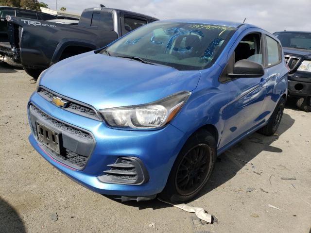Salvage cars for sale from Copart Martinez, CA: 2016 Chevrolet Spark LS