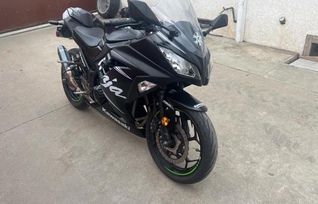 Salvage cars for sale from Copart Los Angeles, CA: 2017 Kawasaki EX300 B