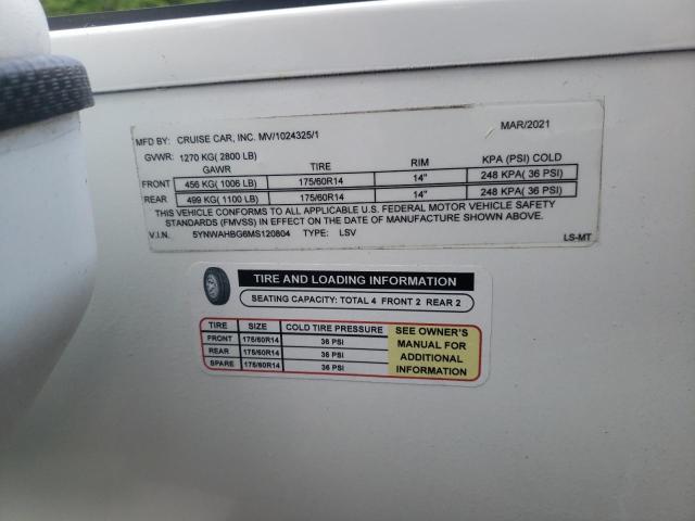 2021 CHRYSLER PT CRUISER - 5YNWAHBG6MS120803