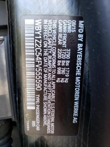 2015 BMW I3 BEV - WBY1Z2C54FV555590