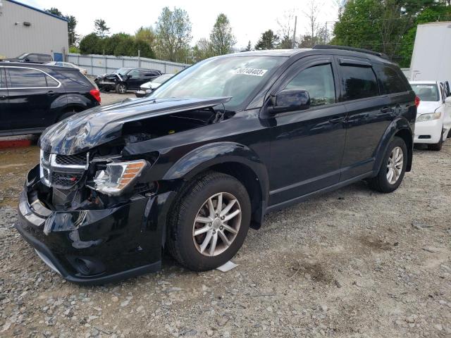 Salvage cars for sale from Copart Mendon, MA: 2014 Dodge Journey SXT