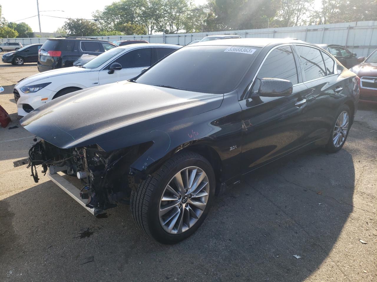 JN1EV7AR5JM436451 2018 Infiniti Q50 Luxe