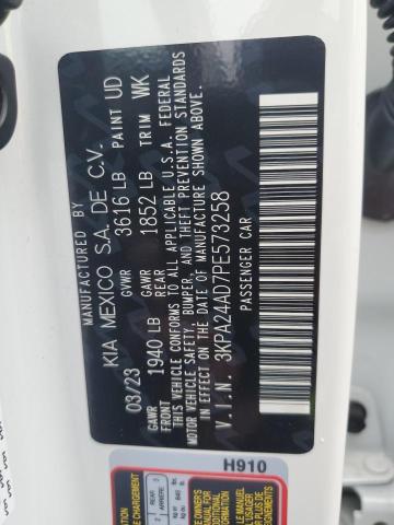 3KPA24AD7PE573258 KIA RIO LX