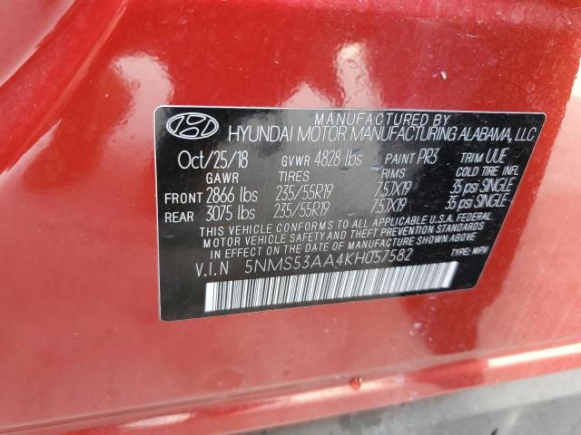 2019 HYUNDAI SANTA FE L - 5NMS53AA4KH057582