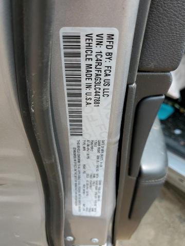 1C4RJFAG3LC447881 Jeep Grand Cherokee Laredo