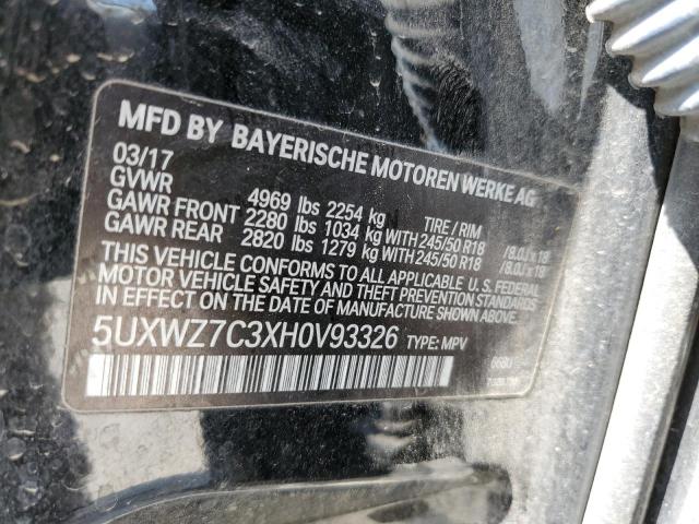 5UXWZ7C3XH0V93326 2017 BMW X3, photo no. 13