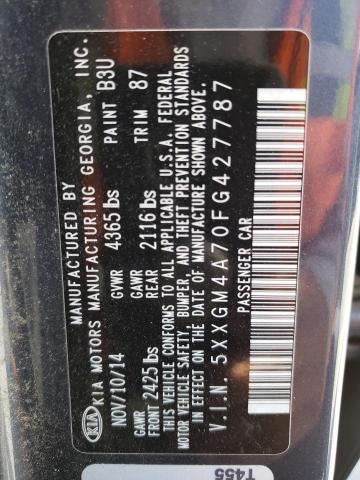 5XXGM4A70FG427787 KIA Optima Lx