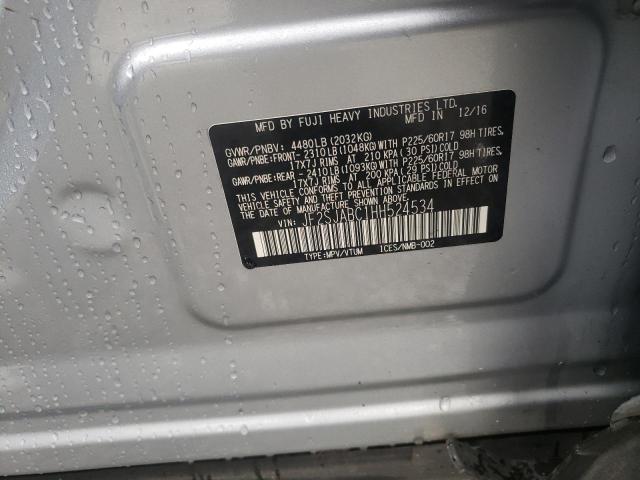 JF2SJABC1HH524534 Subaru Forester 2.5i
