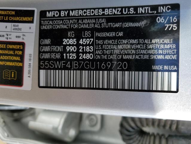 55SWF4JB7GU169720 Mercedes-Benz C 300