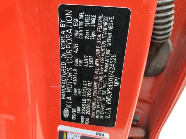 KNDJP3A5XH7424526 KIA SOUL +