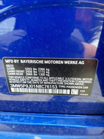 3MW5P9J01N8C76153 BMW 330xe