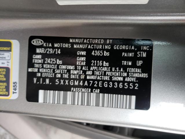 5XXGM4A72EG336552 KIA Optima Lx