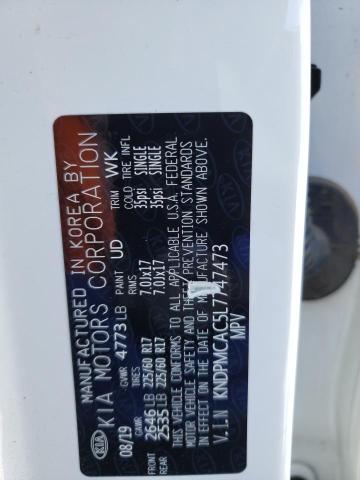 KNDPMCAC5L7747473 KIA Sportage Lx