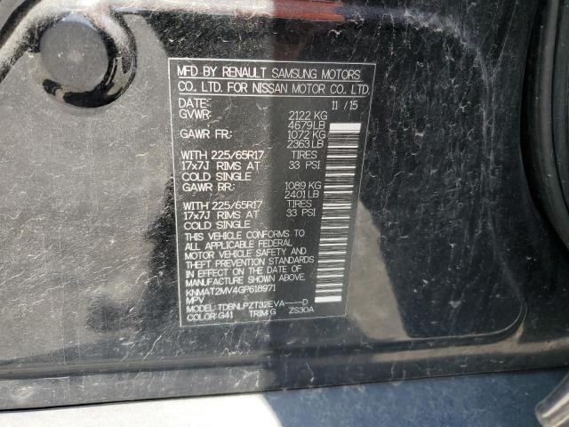 KNMAT2MV4GP618971 Nissan ROGUE S