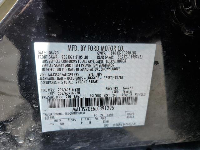 MAJ3S2GE6LC391295 Ford Ecosport Se