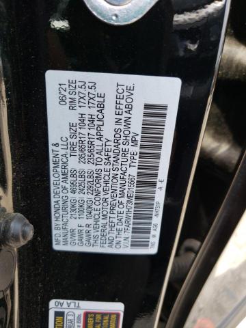 2021 HONDA CR-V SE - 7FARW1H73ME015567