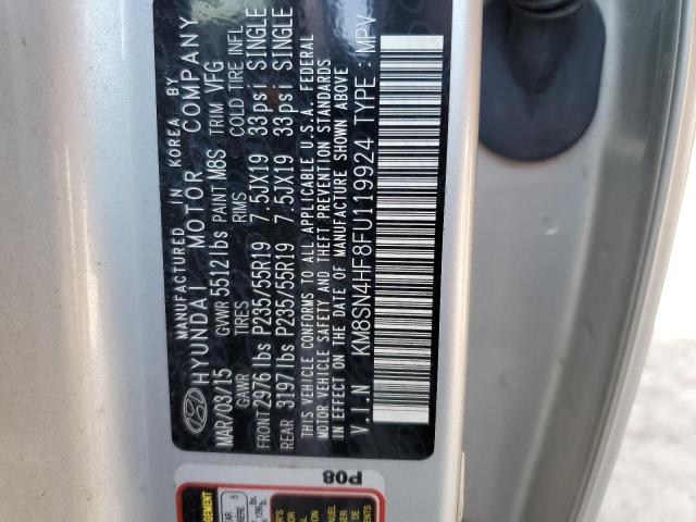 2015 HYUNDAI SANTA FE G - KM8SN4HF8FU119924