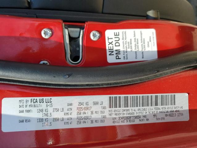 3C4PDDBG9FT730554 Dodge Journey Sxt
