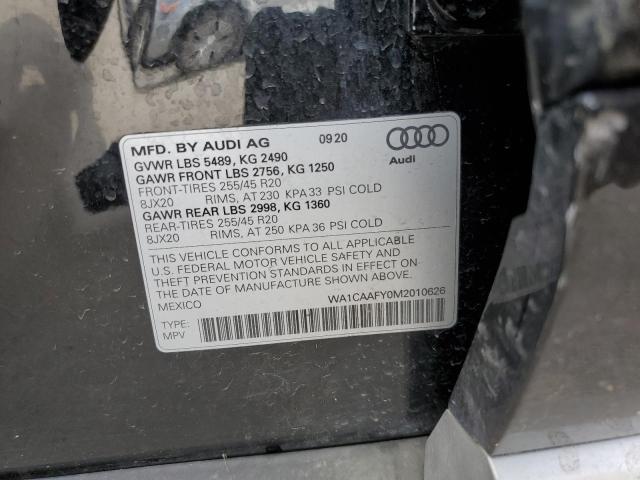 2021 AUDI Q5 PRESTIG - WA1CAAFY0M2010626