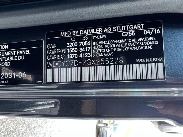 2016 MERCEDES-BENZ G 63 AMG - WDCYC7DF2GX255228