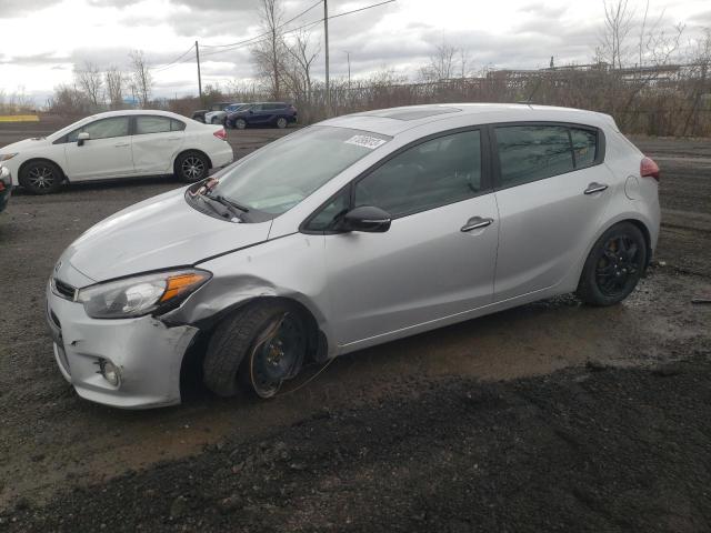 Salvage cars for sale from Copart Montreal Est, QC: 2016 KIA Forte SX