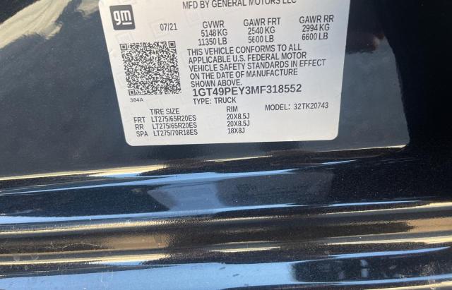 1GT49PEY3MF318552 GMC Sierra K2500 At4