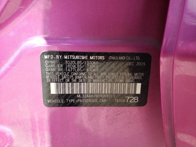 ML32A4HJ9FH059913 Mitsubishi MIRAGE ES