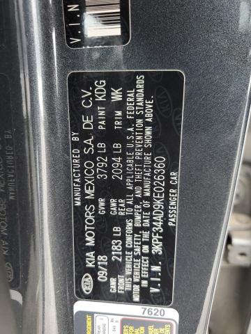 3KPF34AD9KE026360 KIA Forte Gt Line