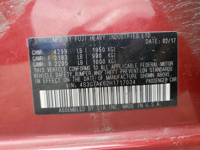 4S3GTAK62H1717034 Subaru Impreza Sport